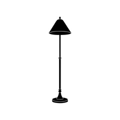 Floor Lamp Silhouette Illustration