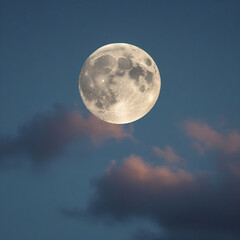 moon and clouds