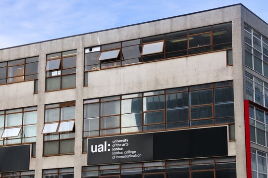 LONDON, UK - JULY 7, 2016: University of The Arts (London College of Communication) in London, UK. The university had 17,775 students in 2014-2015.