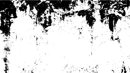 Vintage blurred scratched grunge on isolated background for copy space. Set of grunge textures