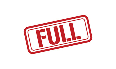 FULL red stamp text vector, rubber stamp 