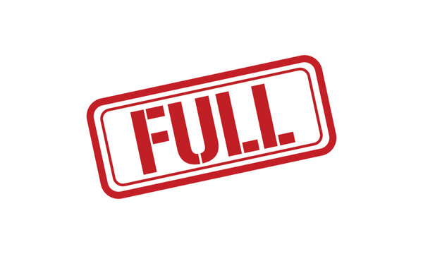 FULL red stamp text vector, rubber stamp 