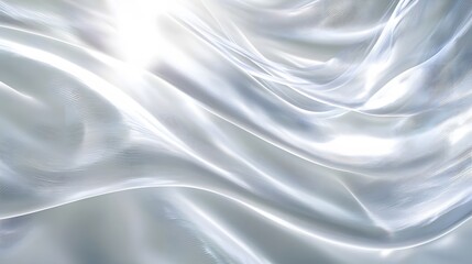 Obraz premium Glitter silver abstract wave background 