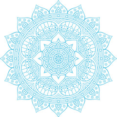 Beautiful flower art and mandala vector design