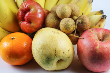 Mixed Fruits with Apples and Sari
