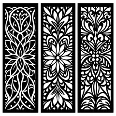 black and white seamless pattern