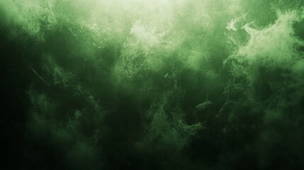 Obraz premium Green abstract texture with grunge canvas effect, gradient lighting, minimal composition.