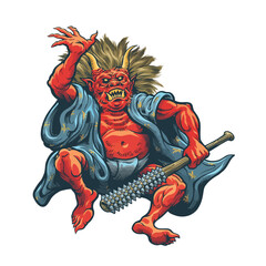 Balinese ogoh-ogoh that wards off evil spirits