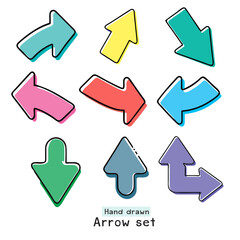 set of colorful arrows
