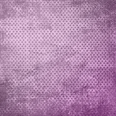 Polka dots design, Purple grungy background, seamless repeat dots pattern, gift wrap paper