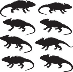 Naklejka premium animal design block and white silhouette victor isolated on the white background.