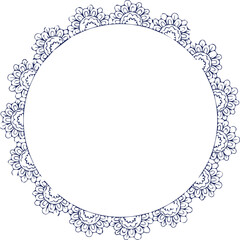 Beautiful flower art and mandala vector design