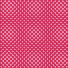 Polka dots design, red background, seamless repeat pink dots pattern, gift wrap paper