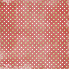 Polka dots design, red background, seamless repeat white dots pattern, gift wrap paper