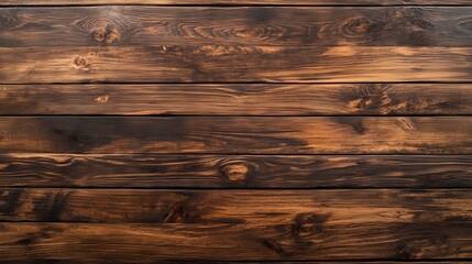 Naklejka premium Old Brown Wooden Table Texture in Minimalist Overhead View, Evoking Simplicity and Natural Warmth