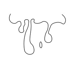 slime icon on white background