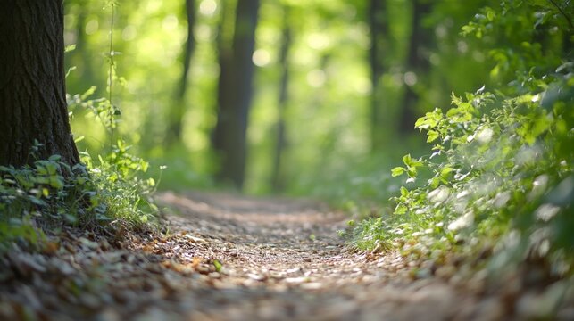 Two diverging forest paths: one overgrown, the other well-kept, symbolizing choices between tradition and progress.