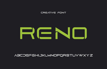 creative font, modern font, style font, abstract alphabat font, for fashion, racing, movie, music, typo, sport, cricket, vector illustration
