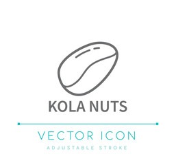 Kola Nuts Line Icon