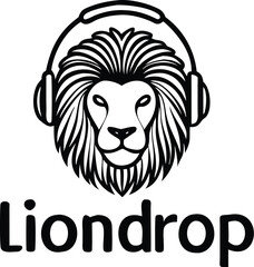 Lion head vector illustration