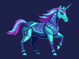 neon unicorn