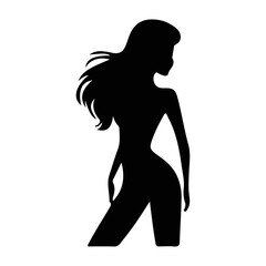 Woman Silhouette Vector Art & Graphics