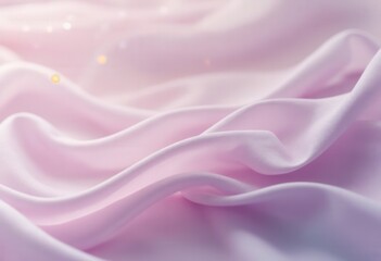 Fototapeta premium Abstract pastel fabric flow - translucent pink gradient in motion ethereal beauty wallpaper backdrop concept