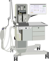 Anesthesia machine used to keep the patient breathing during surgery. Respiratory Circuit: to keep air and gas flowing to and from the patient safely. Scavenging : to remove 
