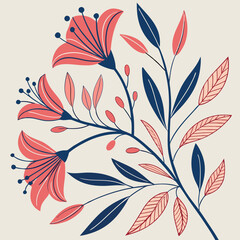 seamless pattern with flowers