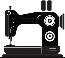 Sewing Machine Vector Art illustration 