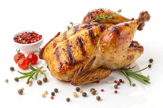 roasted chicken with vegetables