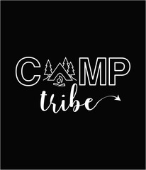 Obraz premium Camp tribe printable cut file.