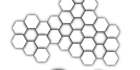 Colorful hexagons in a honeycomb pattern minimalist abstract art featuring bold vector design.Seamless pattern  3d Hexagonal structure.Hexagonal shape structure light seamless geometric background