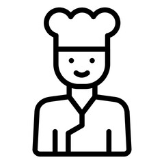 Fototapeta premium Chef Icon