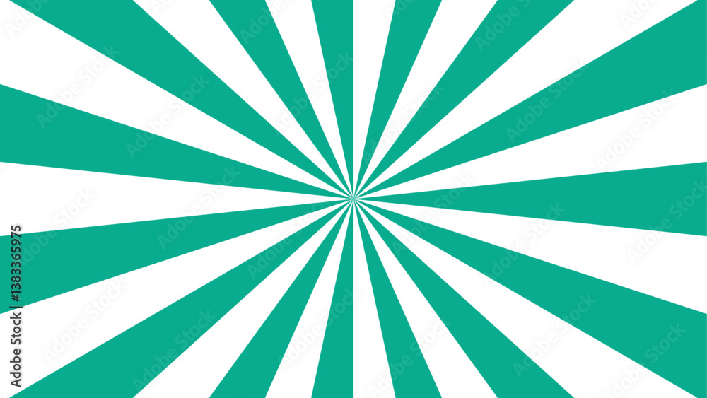 Poster abstract background with rays retro starburst. ray stripes funky ray elements, circle motifs, remini
