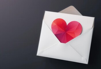  Modern Gradient Envelope, Geometric Shapes, Abstract Love, Stylish