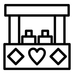 Donation Stall Icon