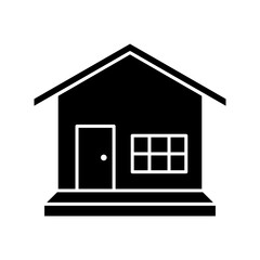 Flat Design Home Symbol Vector Icon