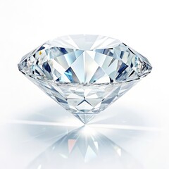 diamond on white background