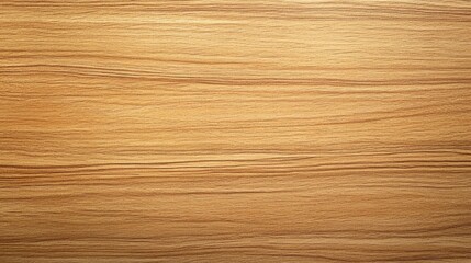 Fototapeta premium Minimalist wooden surface with soft grain lines running horizontally, warm earthy tones generative ai