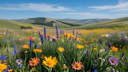 Colorful Wildflower Meadow