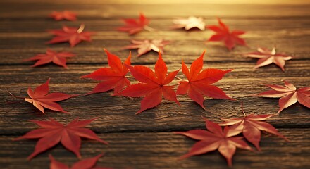 Obraz premium Crimson Canopy's Whisper AI Generated