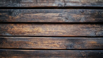 Fototapeta premium Minimalist wooden surface with soft grain lines running horizontally, warm earthy tones generative ai