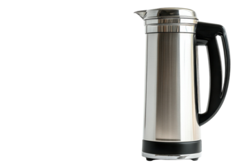 Sleek stainless steel thermal carafe enhancing coffee moments at home or office