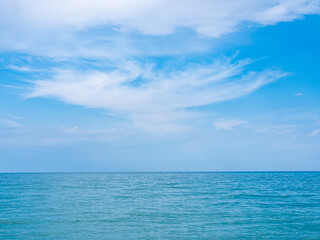 Blue sky over sea