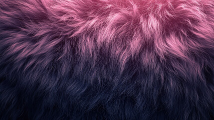 Naklejka premium Captivating texture study of pink and black fur abstract art indoor setting close-up perspective