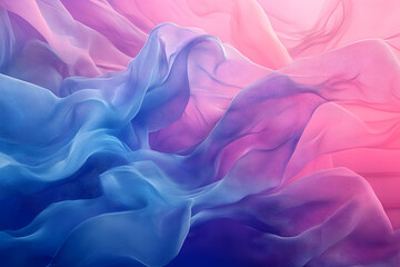 Obraz premium The flowing pastel fabrics are beautifully arranged in an abstract presentation