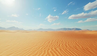 Sunny desert landscape