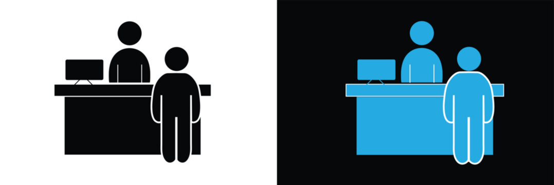 Cashier, bank, cash icon vector image. Can also be used for professionals. Suitable for web apps, mobile apps and print media. Vector Illustration .EPS 10 .