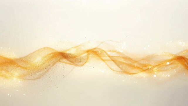 Abstract Golden Flowing Lines: An elegant, abstract representation of flowing golden lines gracefully meandering across a soft, gradient backdrop, evocative of movement, energy, and ethereal beauty.